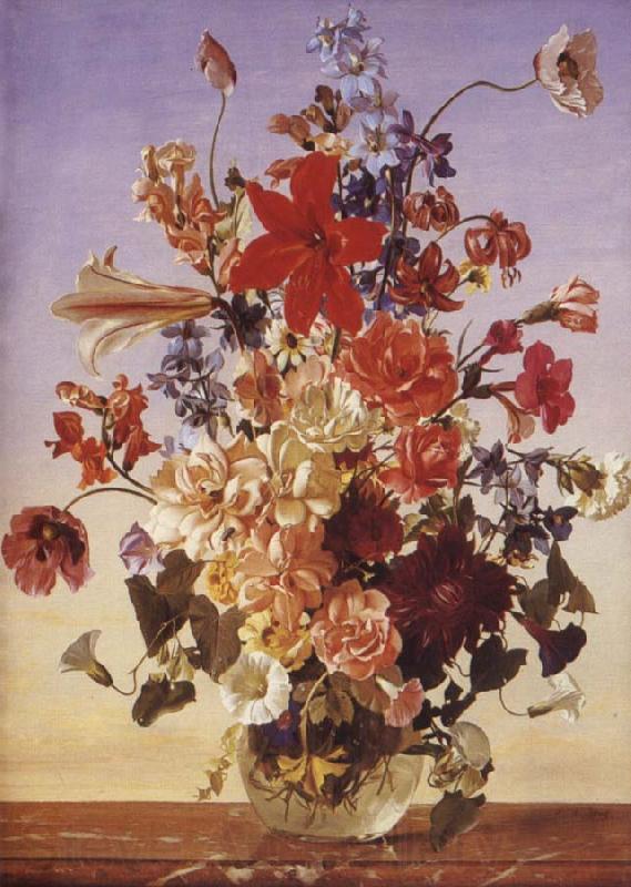 Franz Wolf Summer Bouquet Spain oil painting art